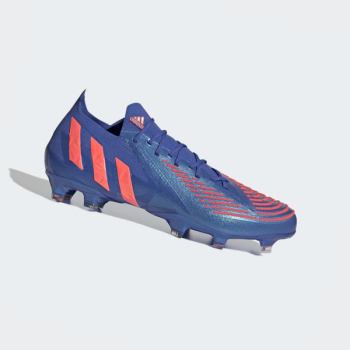 Botas De Futbol Adidas Predator Edge.1 Low Firm Ground Hombre Chile Azules - LRQNPO538