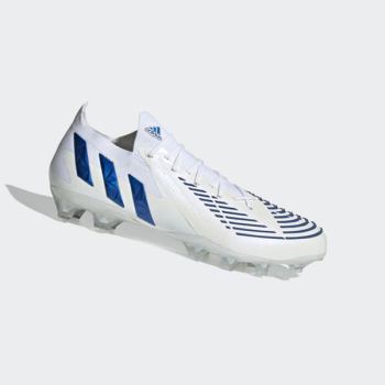 Botas De Futbol Adidas Predator Edge.1 Low Artificial Grass Hombre Chile Blancas - OSJNWM302