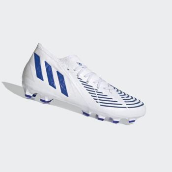 Botas De Futbol Adidas Predator Edge.2 Multi Ground Mujer Chile Blancas - AFLMZR984