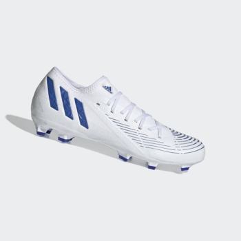 Botas De Futbol Adidas Predator Edge.3 Low Firm Ground Hombre Chile Blancas - EBZHAK907