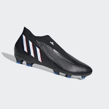 Botas De Futbol Adidas Predator Edge.3 Laceless Firm Ground Hombre Chile Negras - EPCQWF397