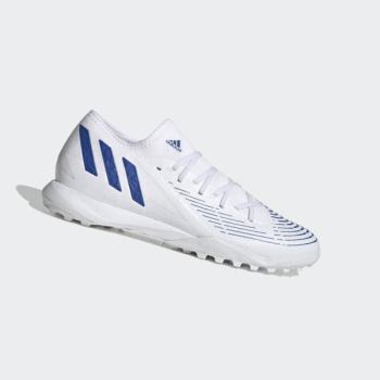 Botas De Futbol Adidas Predator Edge.3 Low Turf Hombre Chile Blancas - NEJDKX783