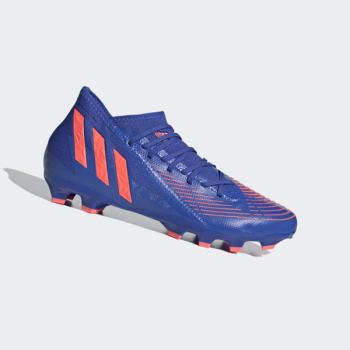 Botas De Futbol Adidas Predator Edge.3 Multi Ground Mujer Chile Azules - AXOGVL645