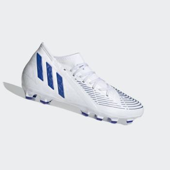 Botas De Futbol Adidas Predator Edge.3 Multi Ground Mujer Chile Blancas - XTRIFU678