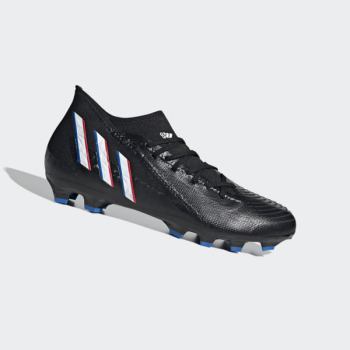 Botas De Futbol Adidas Predator Edge.3 Multi Ground Hombre Chile Negras - ZTEGMQ293