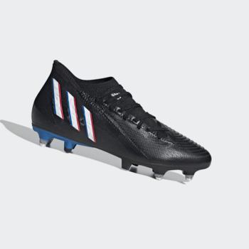 Botas De Futbol Adidas Predator Edge.3 Soft Ground Hombre Chile Negras - EABFCJ137