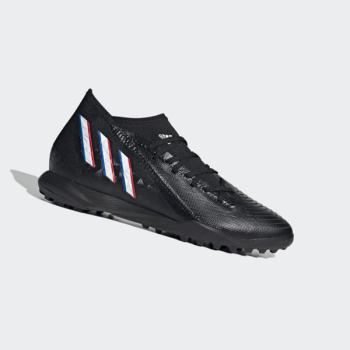 Botas De Futbol Adidas Predator Edge.3 Turf Hombre Chile Negras - EACITH267