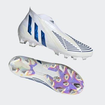 Botas De Futbol Adidas Predator Edge+ Artificial Grass Mujer Chile Blancas - FINYPW175