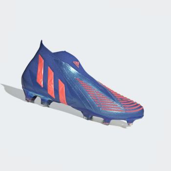 Botas De Futbol Adidas Predator Edge+ Firm Ground Mujer Chile Azules - HIEWNB521