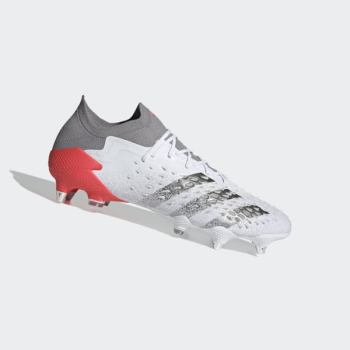 Botas De Futbol Adidas Predator Freak.1 Soft Ground Mujer Chile Blancas - GHECRK504