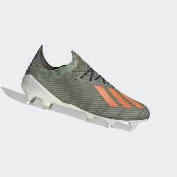 Botas De Futbol Adidas X 19.1 Soft Ground Hombre Chile Verde - COYXQK654