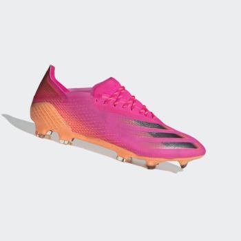 Botas De Futbol Adidas X Ghosted.1 Firm Ground Mujer Chile Rosas - HBFQKV846