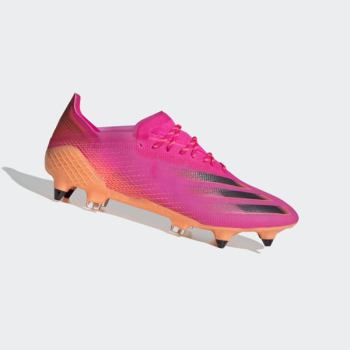 Botas De Futbol Adidas X Ghosted.1 Soft Ground Mujer Chile Rosas - VFIOJT178