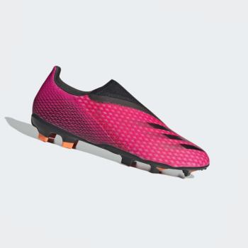 Botas De Futbol Adidas X Ghosted.3 Laceless Firm Ground Hombre Chile Rosas - YFPZCE354