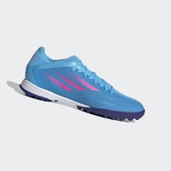 Botas De Futbol Adidas X Speedflow.3 Turf Hombre Chile Azules - QHFSMU791