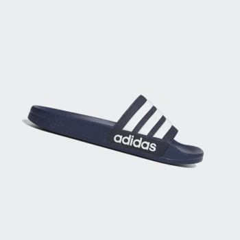 Chanclas Adidas Adilette Cloudfoam Hombre Chile Azules - MKPYBD071