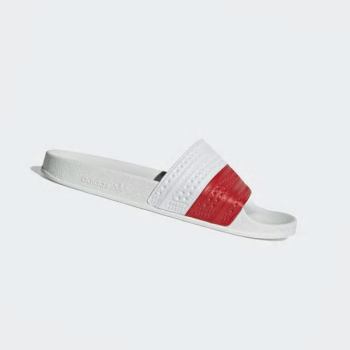 Chanclas Adidas adilette Hombre Chile Blancas - KNGESH395