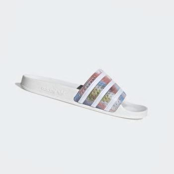 Chanclas Adidas adilette Hombre Chile Blancas - WEPYLT650