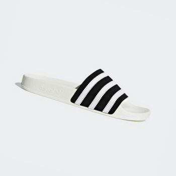 Chanclas Adidas adilette Hombre Chile Blancas - ZFQENP831