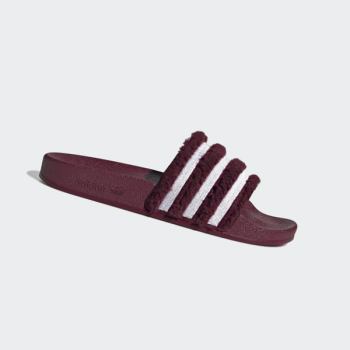 Chanclas Adidas adilette Mujer Chile Burdeos - WHPIGA948