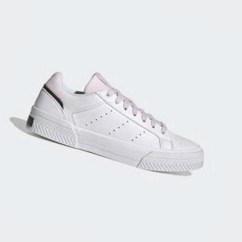 Zapatillas Adidas Court Tourino Mujer Chile Blancas - VJFUGL841