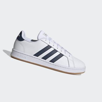 Zapatillas Adidas Grand Court Hombre Chile Blancas - MNGASU063