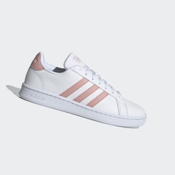 Zapatillas Adidas Grand Court Mujer Chile Blancas - FYJXPZ310