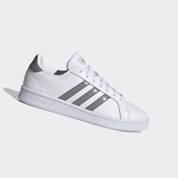 Zapatillas Adidas Grand Court Mujer Chile Gris - PKYWNM954