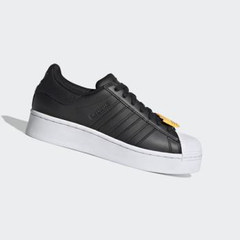 Zapatillas Adidas Superstar Bold Mujer Chile Negras - BMLASY386