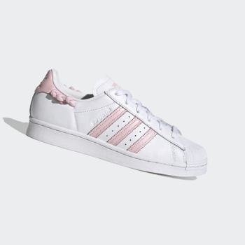 Zapatillas Adidas Superstar Mujer Chile Blancas - BQOYSW192