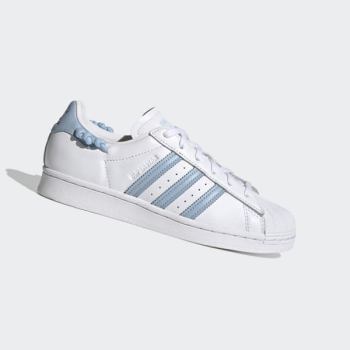 Zapatillas Adidas Superstar Mujer Chile Blancas - LOYGBS652