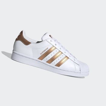 Zapatillas Adidas Superstar Mujer Chile Blancas - QLTKZA514