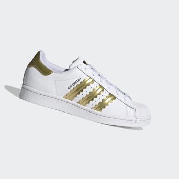 Zapatillas Adidas Superstar Mujer Chile Blancas - SKVLRF162