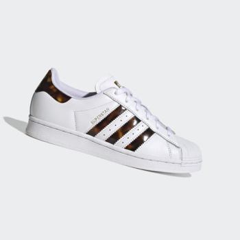 Zapatillas Adidas Superstar Mujer Chile Blancas - TRFMDU147