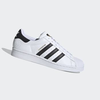 Zapatillas Adidas Superstar Vegan Mujer Chile Blancas - ILHFVP468