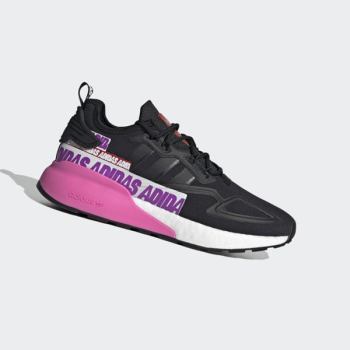 Zapatillas Adidas ZX 2K Boost Mujer Chile Negras - SXPHCV804