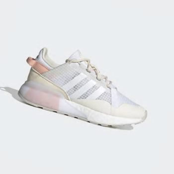 Zapatillas Adidas ZX 2K Boost Pure Mujer Chile Blancas - UBPGRJ930