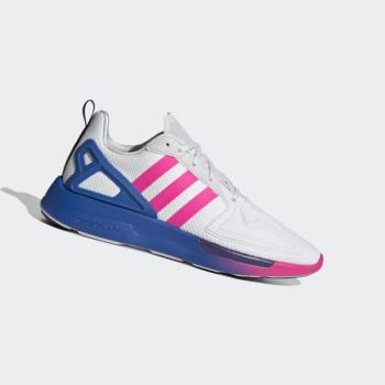 Zapatillas Adidas ZX 2K Flux Mujer Chile Blancas - ULAEIZ635