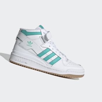 Zapatillas Baloncesto Adidas Forum Mid Mujer Chile Blancas - WRZFTI809