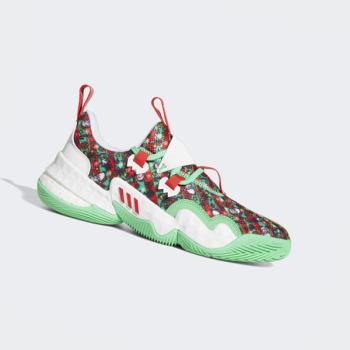 Zapatillas Baloncesto Adidas Trae Young 1 Christmas Hombre Chile Verde - FVPEAM597