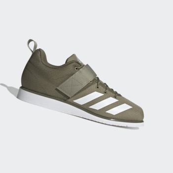 Zapatillas Halterofilia Adidas Powerlift Hombre Chile Verde - IYNRFJ952