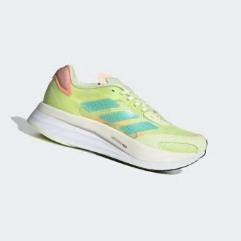 Zapatillas Running Adidas Adizero Boston 10 Mujer Chile Verde - WRXKPO936