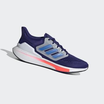 Zapatillas Running Adidas EQ21 Run Hombre Chile Azules - CHBQAE246