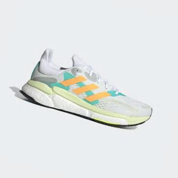 Zapatillas Running Adidas Solarboost 4 Hombre Chile Blancas - ARCLID620