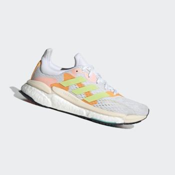 Zapatillas Running Adidas Solarboost 4 Mujer Chile Blancas - XZHSDP601