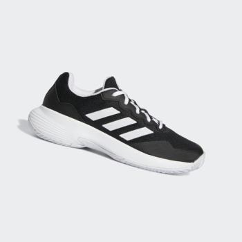 Zapatillas Tenis Adidas Gamecourt 2.0 Mujer Chile Negras - RILZPU170