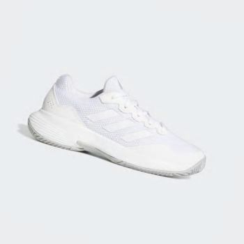 Zapatillas Tenis Adidas Gamecourt 2.0 Mujer Chile Blancas - ZEOFRP609