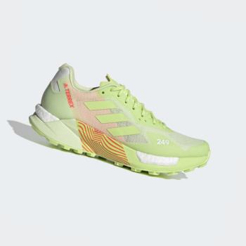 Zapatillas Trail Running Adidas Terrex Agravic Ultra Mujer Chile Verde - HREJZA819