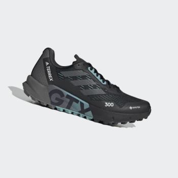 Zapatillas Trail Running Adidas Terrex Agravic Flow 2.0 GORE-TEX Mujer Chile Negras - JSUQAK312