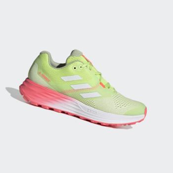 Zapatillas Trail Running Adidas Terrex Two Flow Mujer Chile Verde - INXMHJ791